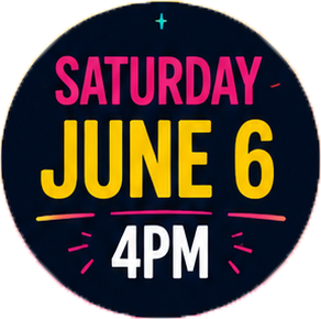 Saturday June 6 · 4 PM